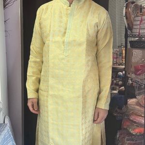 Gold Men's Kurta